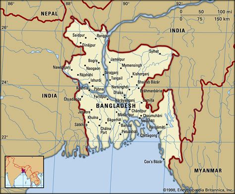 Bangladesh Maps & Facts .